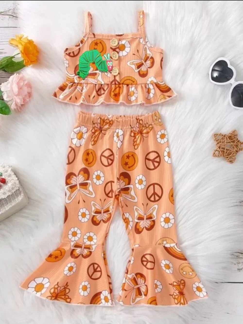 The Very Hungry Caterpillar Outfit Cake Smash First Birthday Pants Clothes